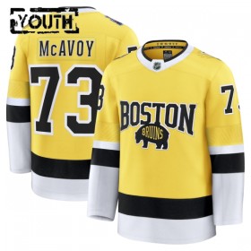 Dresovi Boston Bruins Fanatics NHL Stadium Series Premium Charlie Mcavoy 2025-26 Gold - Dječji
