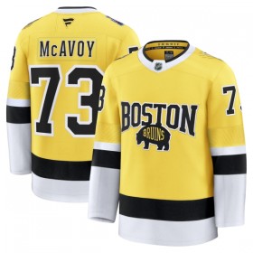 Dresovi Boston Bruins Fanatics NHL Stadium Series Premium Charlie Mcavoy 2025-26 Gold - Muške