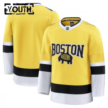 Dresovi Boston Bruins Fanatics NHL Stadium Series Premium Custom 2025-26 Gold - Dječji