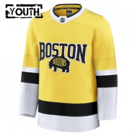 Dresovi Boston Bruins Fanatics NHL Stadium Series Premium Custom 2025-26 Gold - Dječji