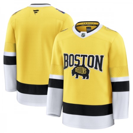 Dresovi Boston Bruins Fanatics NHL Stadium Series Premium Custom 2025-26 Gold - Muške