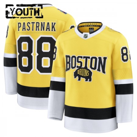 Dresovi Boston Bruins Fanatics NHL Stadium Series Premium David Pastrnak 2025-26 Gold - Dječji