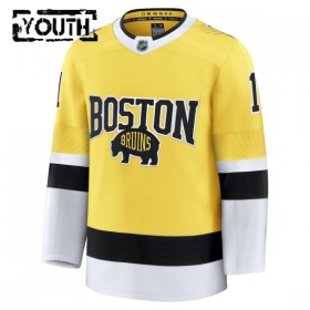 Dresovi Boston Bruins Fanatics NHL Stadium Series Premium Jeremy Swayman 2025-26 Gold - Dječji