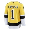 Dresovi Boston Bruins Fanatics NHL Stadium Series Premium Jeremy Swayman 2025-26 Gold - Muške