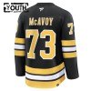 Dresovi Boston Bruins Fanatics Premium Charlie Mcavoy 2025-26 Domaći Crno - Dječji