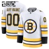 Dresovi Boston Bruins Fanatics Premium Custom 2025-26 Gostujući Bijela - Dječji