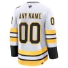 Dresovi Boston Bruins Fanatics Premium Custom 2025-26 Gostujući Bijela - Muške