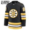 Dresovi Boston Bruins Fanatics Premium David Pastrnak 2025-26 Domaći Crno - Dječji