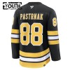 Dresovi Boston Bruins Fanatics Premium David Pastrnak 2025-26 Domaći Crno - Dječji