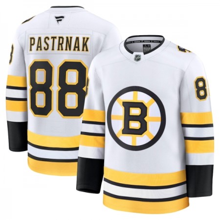 Dresovi Boston Bruins Fanatics Premium David Pastrnak 2025-26 Gostujući Bijela - Muške