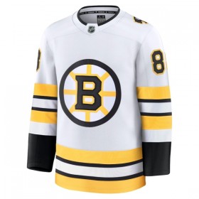 Dresovi Boston Bruins Fanatics Premium David Pastrnak 2025-26 Gostujući Bijela - Muške