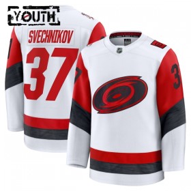 Dresovi Carolina Hurricanes Fanatics Premium Andrei Svechnikov 2025-26 Gostujući Bijela - Dječji