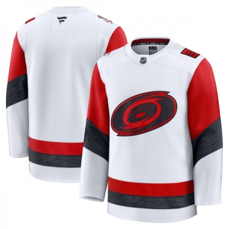 Dresovi Carolina Hurricanes Fanatics Premium Custom 2025-26 Gostujući Bijela - Muške