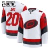 Dresovi Carolina Hurricanes Fanatics Premium Sebastian Aho 2025-26 Gostujući Bijela - Dječji