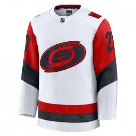 Dresovi Carolina Hurricanes Fanatics Premium Sebastian Aho 2025-26 Gostujući Bijela - Muške