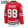 Dresovi Chicago Blackhawks Fanatics Centennial Premium Connor Bedard 2025-26 Crvena - Dječji