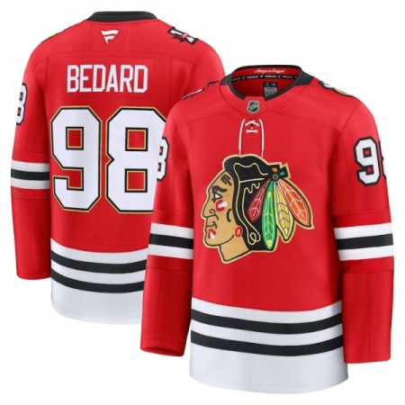 Dresovi Chicago Blackhawks Fanatics Centennial Premium Connor Bedard 2025-26 Crvena - Muške