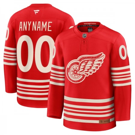 Dresovi Detroit Red Wings Fanatics Centennial Premium Custom 2025-26 Crvena - Muške