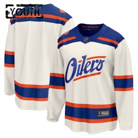 Dresovi Edmonton Oilers Fanatics Premium Custom 2025-26 Treći Bijela - Dječji