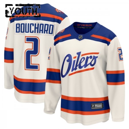 Dresovi Edmonton Oilers Fanatics Premium Evan Bouchard 2025-26 Treći Bijela - Dječji