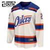 Dresovi Edmonton Oilers Fanatics Premium Evan Bouchard 2025-26 Treći Bijela - Dječji
