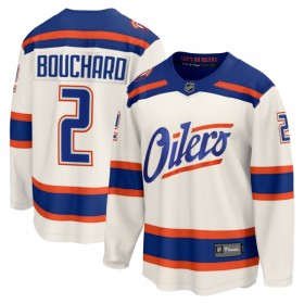 Dresovi Edmonton Oilers Fanatics Premium Evan Bouchard 2025-26 Treći Bijela - Muške
