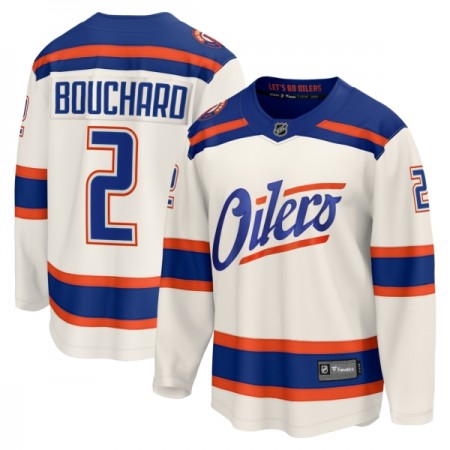 Dresovi Edmonton Oilers Fanatics Premium Evan Bouchard 2025-26 Treći Bijela - Muške