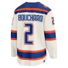 Dresovi Edmonton Oilers Fanatics Premium Evan Bouchard 2025-26 Treći Bijela - Muške