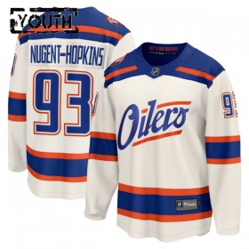 Dresovi Edmonton Oilers Fanatics Premium Ryan Nugent-Hopkins 2025-26 Treći Bijela - Dječji