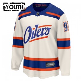 Dresovi Edmonton Oilers Fanatics Premium Ryan Nugent-Hopkins 2025-26 Treći Bijela - Dječji