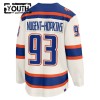 Dresovi Edmonton Oilers Fanatics Premium Ryan Nugent-Hopkins 2025-26 Treći Bijela - Dječji