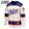 Dresovi Edmonton Oilers Fanatics Premium Stuart Skinner 2025-26 Treći Bijela - Dječji