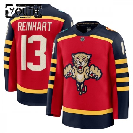 Dresovi Florida Panthers Fanatics Premium Sam Reinhart 2025-26 Winter Classic Crvena - Dječji Dresovi Florida Panthers Fanatics Premium Sam Reinhart 2025-26 Winter Classic Crvena - Dječji