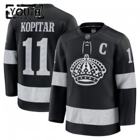 Dresovi Los Angeles Kings Fanatics Premium Anze Kopitar 2025-26 Treći Crno - Dječji