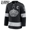 Dresovi Los Angeles Kings Fanatics Premium Anze Kopitar 2025-26 Treći Crno - Dječji
