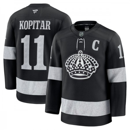 Dresovi Los Angeles Kings Fanatics Premium Anze Kopitar 2025-26 Treći Crno - Muške Dresovi Los Angeles Kings Fanatics Premium Anze Kopitar 2025-26 Treći Crno - Muške