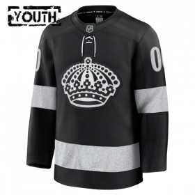 Dresovi Los Angeles Kings Fanatics Premium Custom 2025-26 Treći Crno - Dječji
