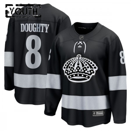 Dresovi Los Angeles Kings Fanatics Premium Drew Doughty 2025-26 Treći Crno - Dječji