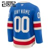Dresovi New York Rangers Fanatics Centennial Premium Custom 2025-26 Plava - Dječji