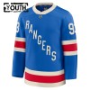 Dresovi New York Rangers Fanatics Centennial Premium Mika Zibanejad 2025-26 Plava - Dječji