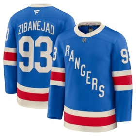 Dresovi New York Rangers Fanatics Centennial Premium Mika Zibanejad 2025-26 Plava - Muške