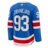 Dresovi New York Rangers Fanatics Centennial Premium Mika Zibanejad 2025-26 Plava - Muške