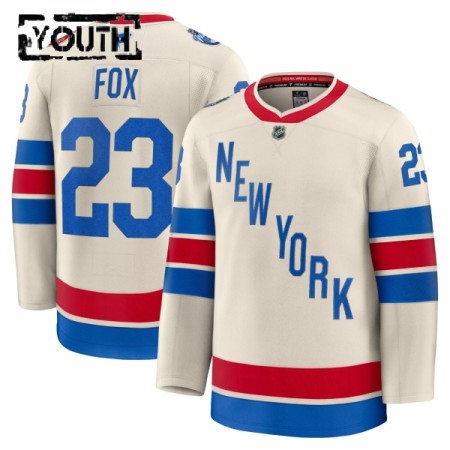 Dresovi New York Rangers Fanatics Premium Adam Fox 2025-26 Winter Classic Bijela - Dječji