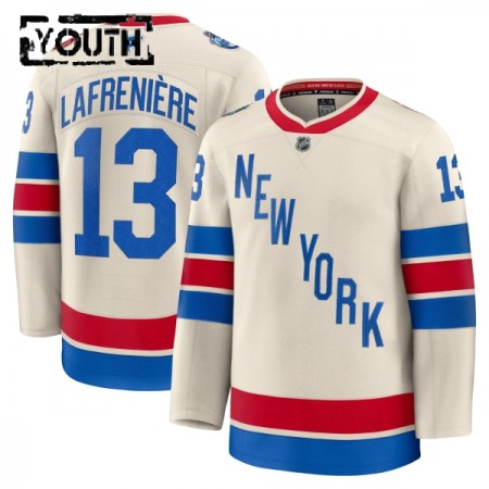Dresovi New York Rangers Fanatics Premium Alexis Lafreniere 2025-26 Winter Classic Bijela - Dječji