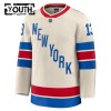 Dresovi New York Rangers Fanatics Premium Alexis Lafreniere 2025-26 Winter Classic Bijela - Dječji
