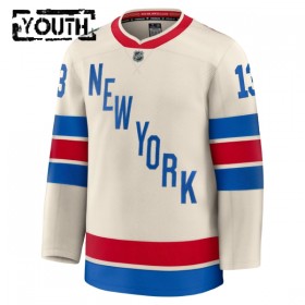 Dresovi New York Rangers Fanatics Premium Alexis Lafreniere 2025-26 Winter Classic Bijela - Dječji