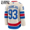 Dresovi New York Rangers Fanatics Premium Mika Zibanejad 2025-26 Winter Classic Bijela - Dječji