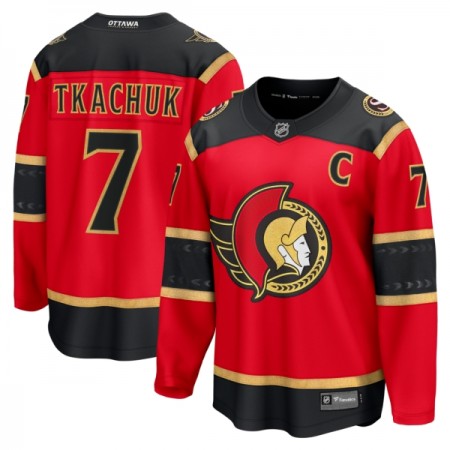 Dresovi Ottawa Senators Fanatics Premium Brady Tkachuk 2025-26 Treći Crvena - Muške