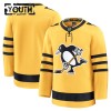 Dresovi Pittsburgh Penguins Fanatics Premium Custom 2025-26 Treći Gold - Dječji Dresovi Pittsburgh Penguins Fanatics Premium Custom 2025-26 Treći Gold - Dječji