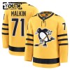 Dresovi Pittsburgh Penguins Fanatics Premium Evgeni Malkin 2025-26 Treći Gold - Dječji